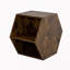 Table d'appoint hexagonale 23,62 po (1 pièce)-315836371
