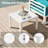 13 Pieces Modern Aluminum Patio Furniture Set With Natural Gas/Propane Firepit Table, Outdoor Modular Sectional Conversation Set With Patio Chaise Lounges-211945848