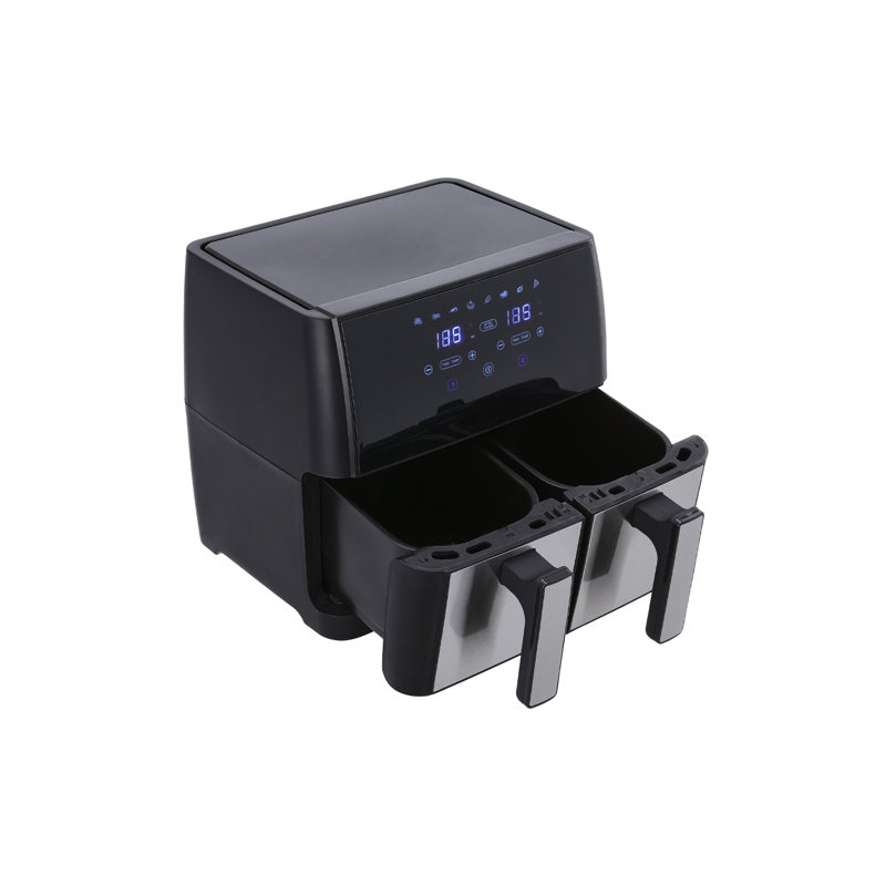 Belfry Kitchen 9L Air Fryer Oven, Black/Silver