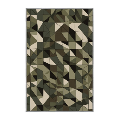 Tapis quadrillé Grid
