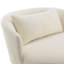 Fauteuil pivotant surdimensionné en tissu Tyndall