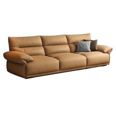 Orange 100% Polyester Modular Sofa cushion couch
