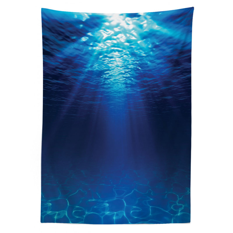 Ocean Tablecloth, 70" L x 52" W
