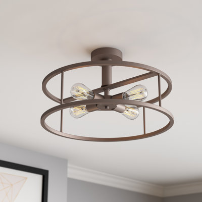 New Harbor 4 - Light 18" Semi Flush Mount