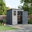 Sturdy & Stylish – All-Weather Double-Layer PP Tool Shed