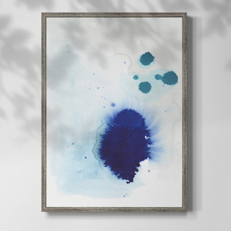«Spare Blue I», reproduction encadrée - bois massif, H 11 po x l 9 po