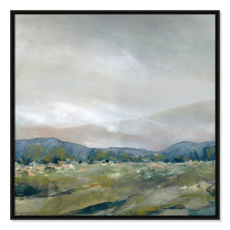 The Spring Coulee - Square Version Print par Carol Robinson, Espresso, H 31,5 po x l 31,5 po