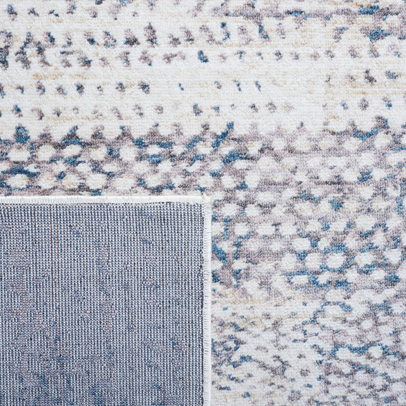 Olympia Performance Abstract Rug, Square 6'