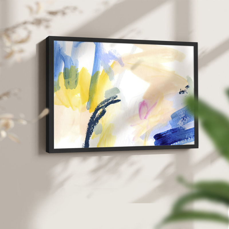 «Candy Swipe I», reproduction encadrée, H 11 po x l 14 po, Noir, noir, noir, noir