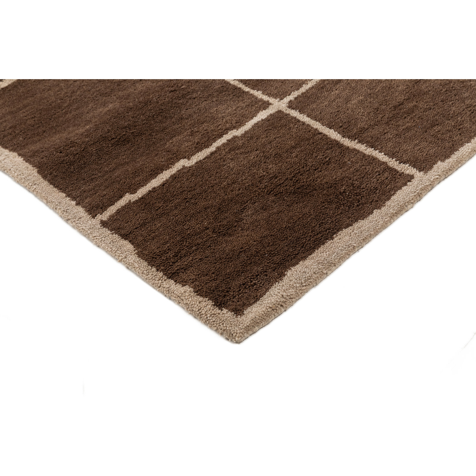 Merritt Hand-Tufted Geometric Wool Rug, Runner 2'6" x 8'