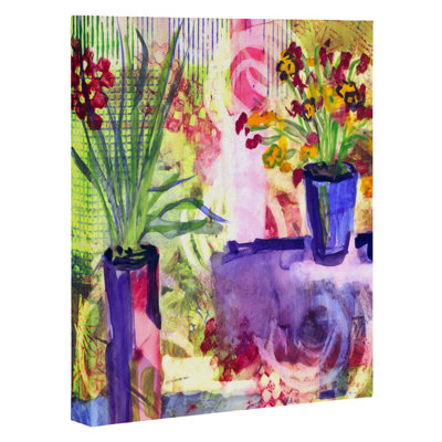 «Purple and Lime», reproduction d'art sur toile
