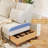 Modern 100" Corduroy Armless Modular Sofa With A Chaise Longue-19738095