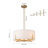Lolanda 8-Light Dimmable Fabric Drum Pendant-880897396