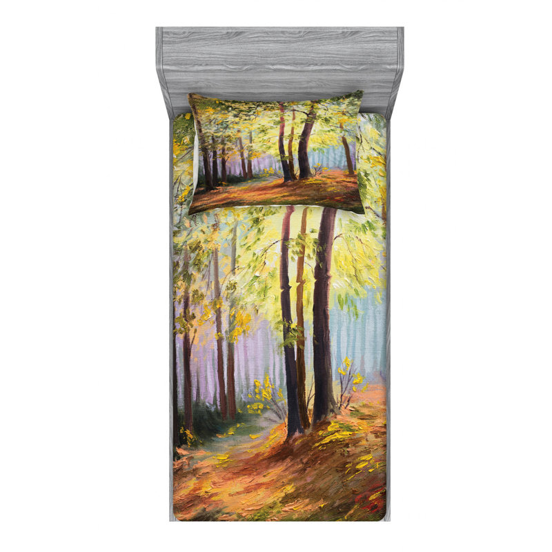 Microfiber Sheet Set, Twin XL Sheet Set with Fitted Sheet