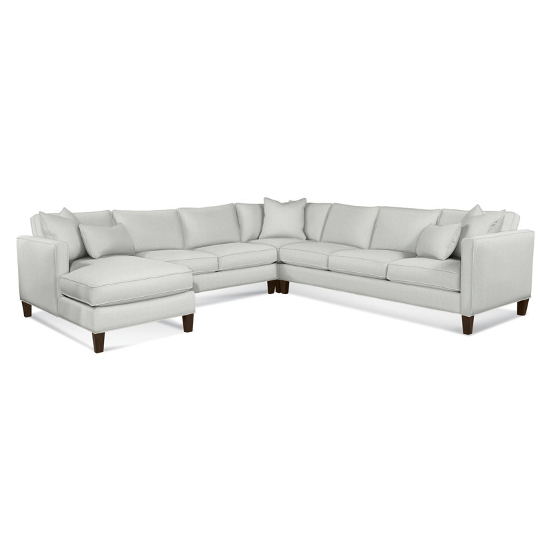 Sectional, Java, Basic Blue; 0317-63, Left Hand Facing