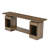 62.99" Rustic MDF Console Table, Long Sofa Table Behind Couch, Entryway Table With Open Storage Shelf For Farmhouse Industrial Transitional Living Rooms