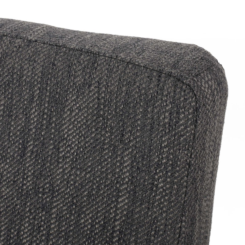 Chaise de salle à manger (ensemble de 2), Gris anthracite