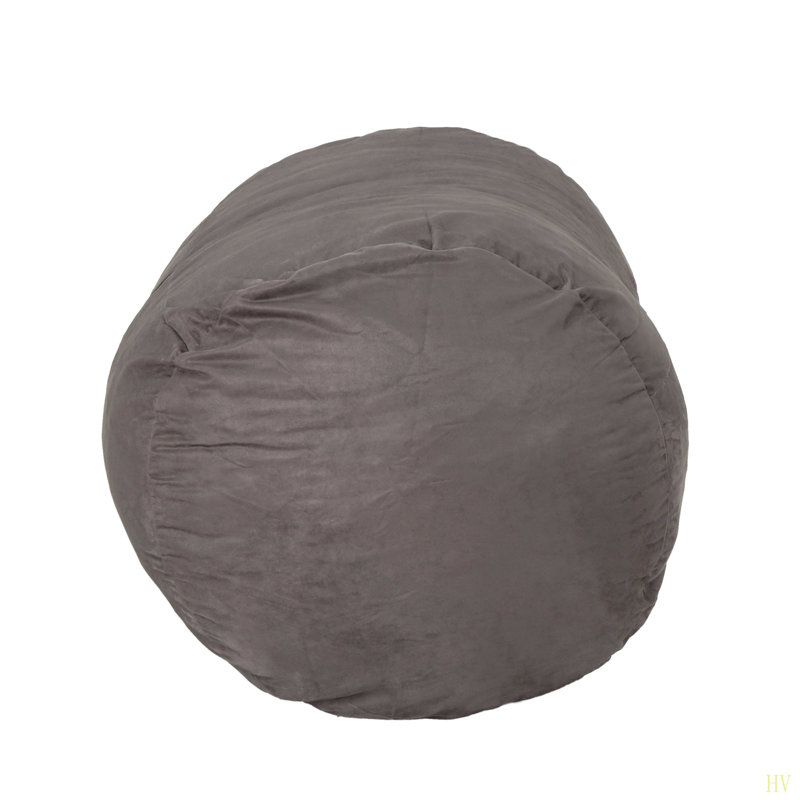 Michael 4 Foot Cylindrical Suede Bean Bag
