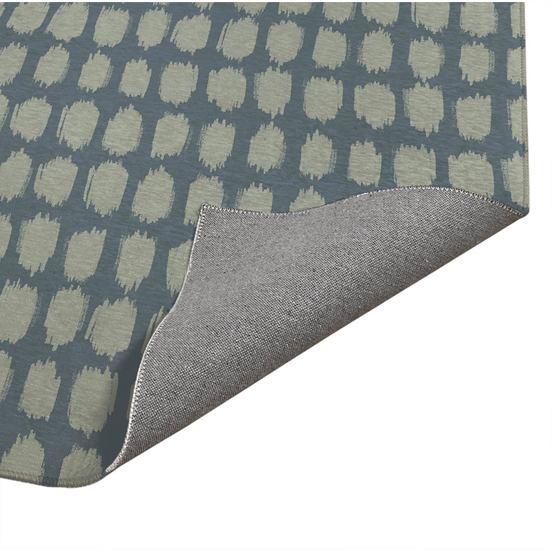 Spotted Ultra-thin Indoor Doormat, Sage, 24" W x 36" L