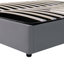 Platform Bed Frame With Wide Headboard, Reading Lamp And Usb Port-1780799504
