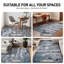 Tapis gris / bleu / blanc Willington-447555000