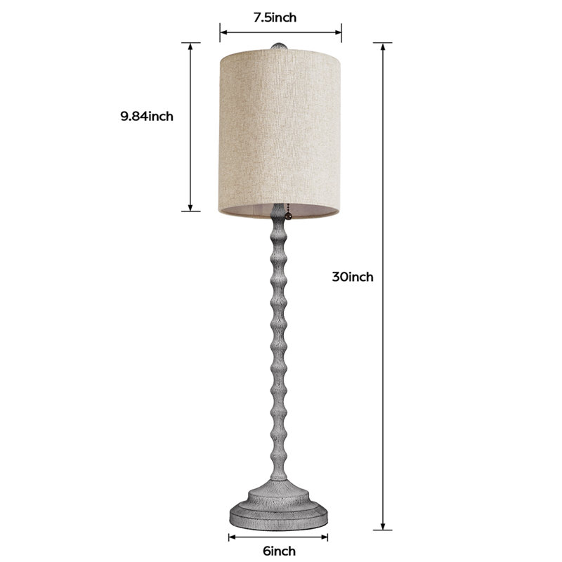 Pavanjit Buffet Lamps Table Lamps Unique Artistic Design Shade for Console Table at Landing Erea, Entryway, Buffet or Sideboard Table at Dinning Room