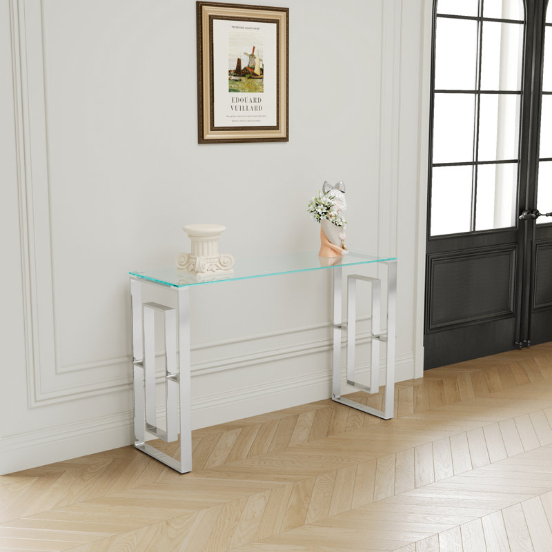 Console, table d'appoint Meal, Argent
