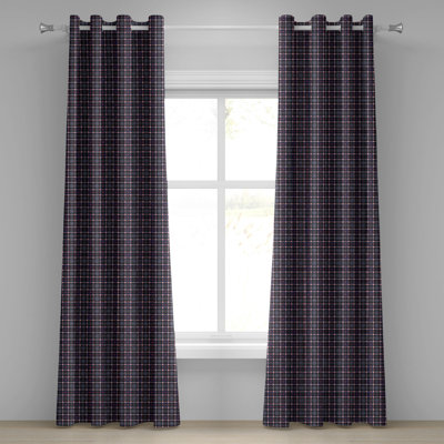 Sateen Blackout Curtains / Drapes Pair
