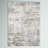 Kluge Abstract Machine Made Power Loom Polyester Area Rug in Gray/Gold-110717273