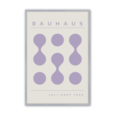 Mauve Bauhaus Flow I, impression