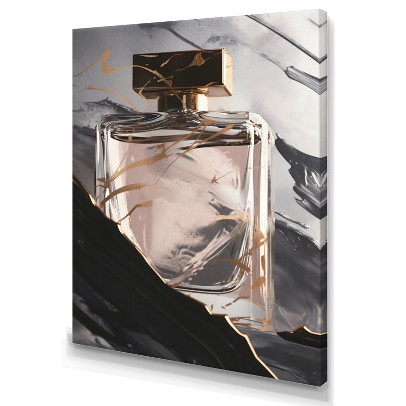 L'essence du parfum I - impression, H 20 po x l 12 po x P 1 po, Toile tendue