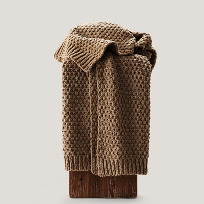 Chunky Chenille Weighted Throw Blanket