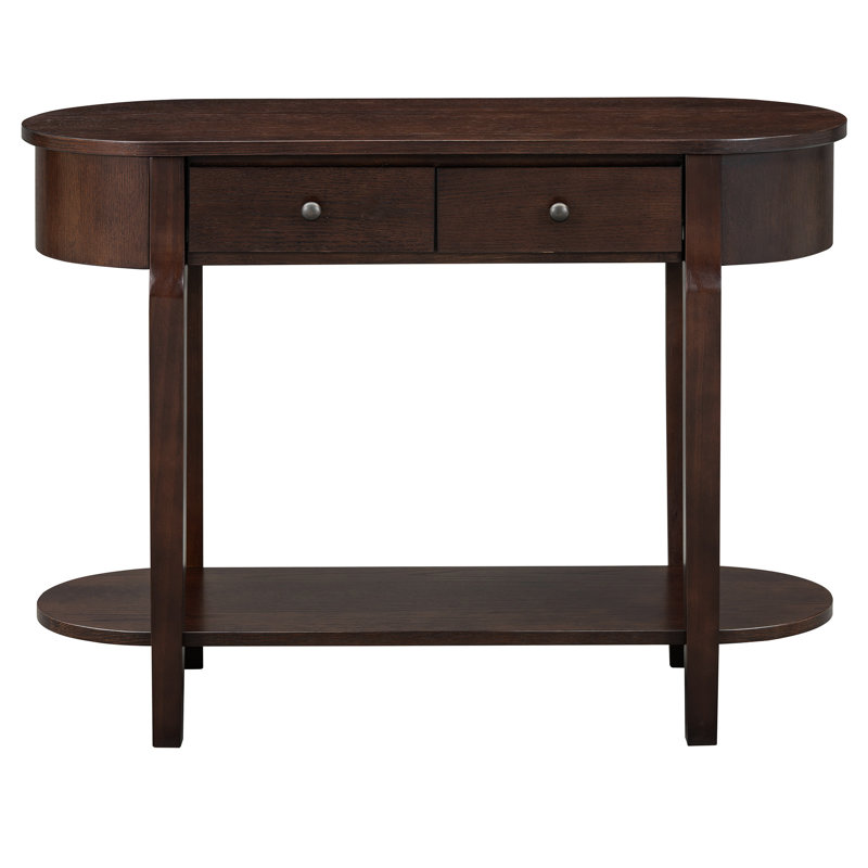 Console Table With Scratch Resistance Surface - Navy Scratch-, Espresso
