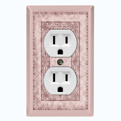 Elegant Lime Green Carpet Rug Print 1 - Gang Duplex Outlet Standard Wall Plate