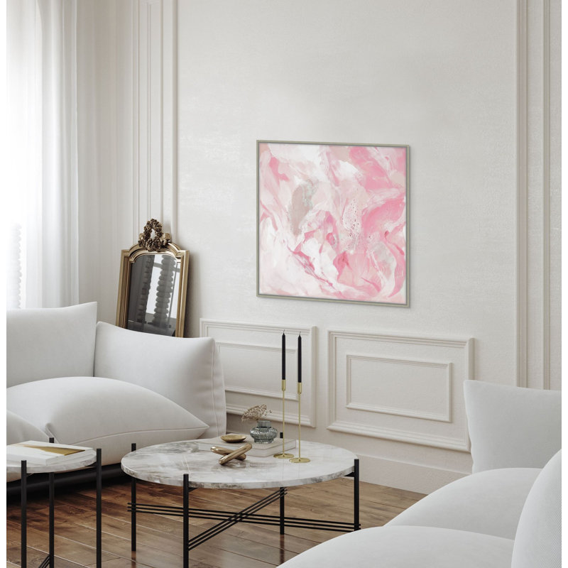 Pink Shores 1 Print by Studio L57 Contempo, 24.25" H x 24.25" W