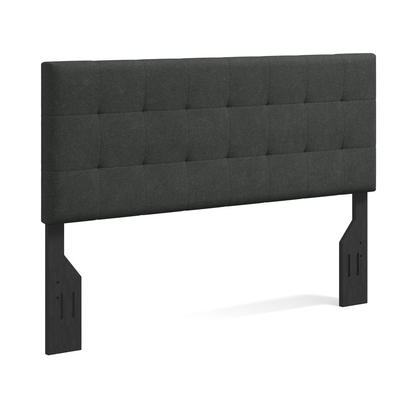 Saltz Upholstered Headboard, Gray, Full/Queen