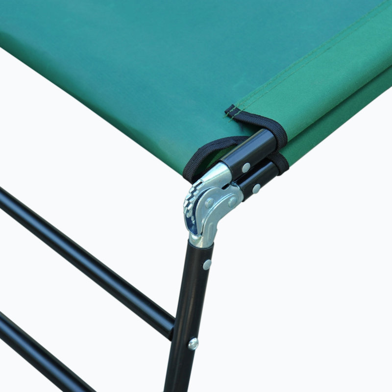 Wilhide Steel Outdoor Lounge Chair, Green