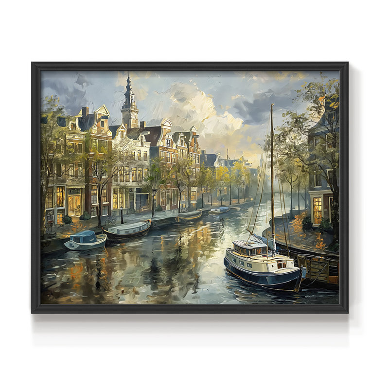 Nautical Series-CCX -Framed Print - Restickable, 8" H x 10" W, Black