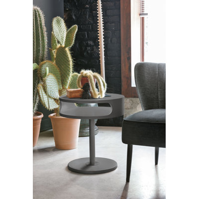 Figy Pedestal End Table