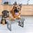 PETMAKER Adjustable Raised Dog Bowl Stand, Black-75376401