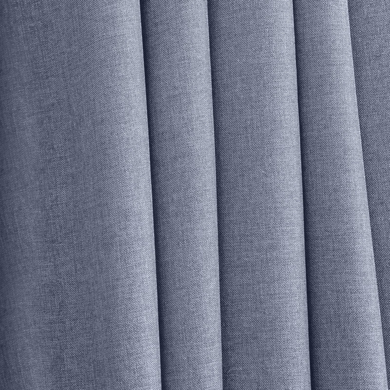 Room Darkening Curtain Single Panel, 56" W x 45" L, Cornflower Blue