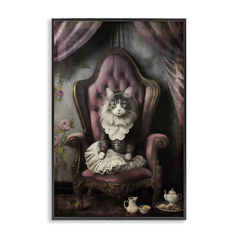 Art de giclée royale par Sasha, H 18 po x l 12 po, Noir