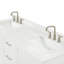 Meuble-lavabo double autoportant 66 po avec plateau en quartz Hamlet-94003735
