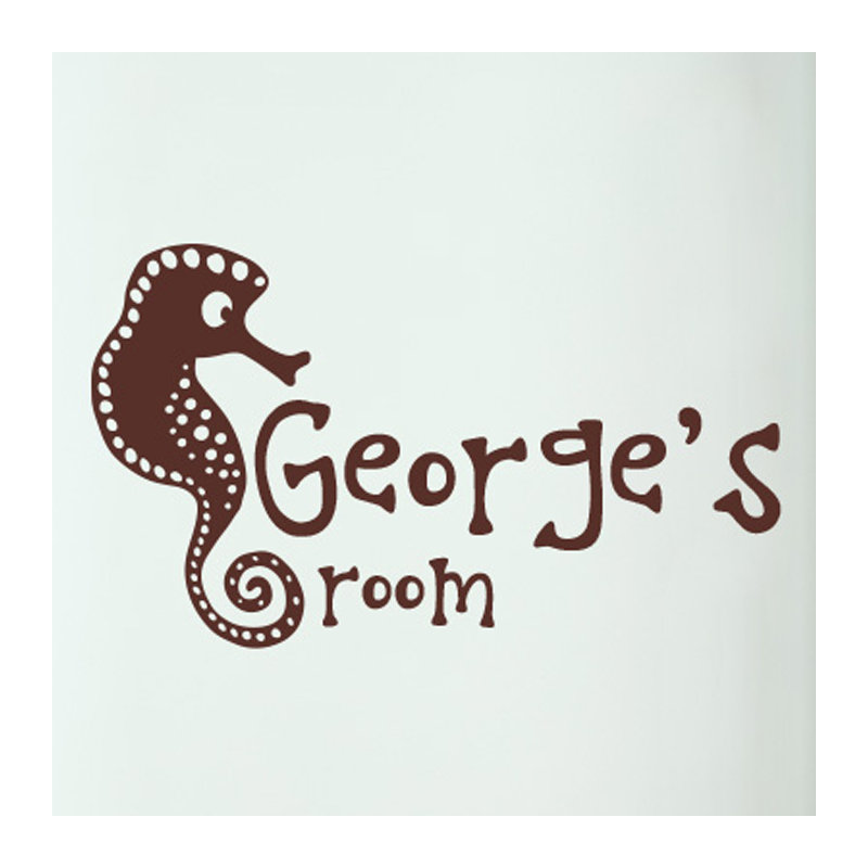 Nautical & Beach Wall Decal, Brown