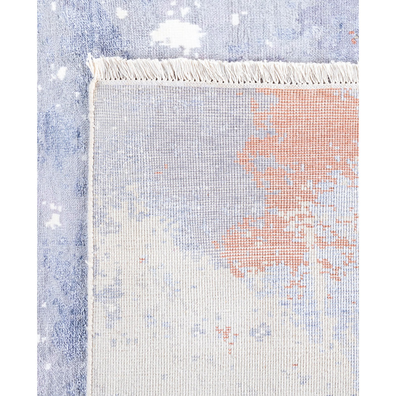 Overdyed One-of-a-Kind 8' 2" X 10' 1" Hand Knotted Area Rug