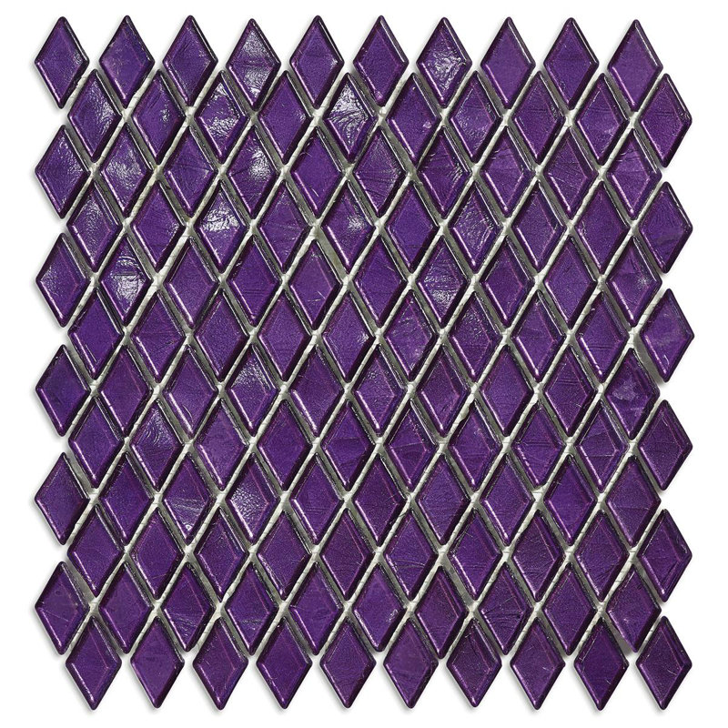 Golconda 7/8" x 1-5/8" Diamond Glass Mosaic