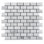 1" x 2" Marble Brick Joint Mosaic Wall & Floor Tile
