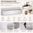 2 Pack 22" Stainless Steel Wall Mounted Bottle Holder