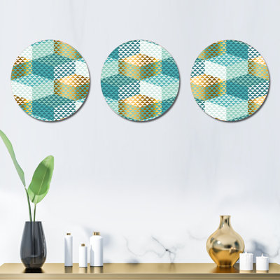 Abstract Wall Decor on Metal