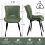 Comfortable Padded Dining Chairs with Back Easy Assembly Upholstered Side Chair, Accent Chairs for Kitchen, Dining Room-2002362649